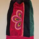 Czapka Długa Smerfetka na podszewce rozmiar uniwersalny kolory żywe amarantowe energetyczne rękodzie