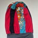 Czapka smerfetka patchworkowa na podszewce świetna na codzienne noszenie polecam boks x1