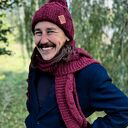 Męska czapka MERINO Euforia “Bordo”