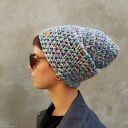 Czapka handmade No. 056 / beanie szydło