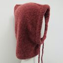 Delikatna balaclava kominiarka kaptur czapka alpaka jedwab ręczna robota