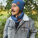 Męska czapka MERINO Explorer “Ciemny niebieski”