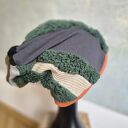 Czapka na podszewce kolorowa patchworkowa rękodzieło świetna na codzienne noszenie