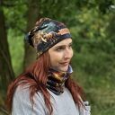 Czapka z lisem bawełna