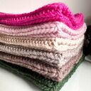 Ręcznie robiona czapka damska JANKA 100% Wełna owcza 102 Marshmallow