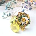 Czapka na podszewce kolorowa patchworkowa rękodzieło świetna na codzienne noszenie polecam rozmiar