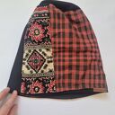 Czapka patchworkowa smerfetka na podszewce świetna na codzienne noszenie polecam boks p1