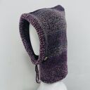 Balaclava oversize - kominiarka kaptur z wełną merino (kapturokomin)