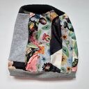 Czapka damska Smerfetka patchworkowa, na podszewce dobra na codzienne noszenie, wykonana w pojedyncz