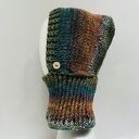 Balaclava kominiarka kaptur z kominem zamiast czapki handmade