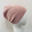 Czapka całoroczna przejściowa cienka bawełna s/m unisex róż