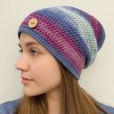 Kolorowa czapka całoroczna przejściowa cienka all season uniwersalna M/L