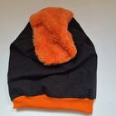 Szalona sztuczne futro i dzianina, bardzo miła na podszewce, czapka dla artystki, rozmiar uniwersaln