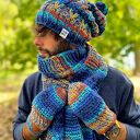 Męska czapka MERINO 50% “Górski potok” SMILE