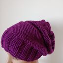 Fioletowa czapa czapka