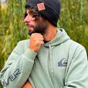 Męska bawełniana czapka beanie logo ekoskórka „Czarna”
