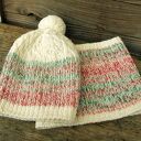 Czapka i Komin Candy - wełniany, ciepły zestaw na zimę