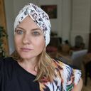 Turban w kwiaty Super na codzienne noszenie