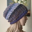 RĘCZNIE NA DRUTACH - Noc polarna - miła, ciepła czapka z wełenką merino