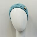 Czapka całoroczna przejściowa cienka bawełna s/m aqua