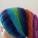 Kolorowa długa czapka