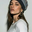 Czapka damska wiosenna na podszewce rozmiar uniwersalny świetna na codzienne noszenie