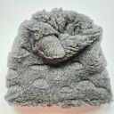 czapka sztuczne futro szara ciepła na podszewce, super na zime polecam boks waliz