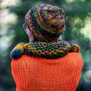 Czapka MERINO 100% Hope “Kolory” podszewka BAWEŁNA