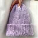 Czapka Mila beanie podwójne ocieplenie baby alpaka wełna merino