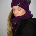 Czapka Triquence 43 - CIEMNY FIOLET