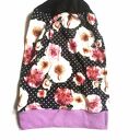 Czapka kwiatowa smerfetka codzienna bez podszewki rozmiar uniwersalny box 33