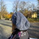 Czapka fioletowa Smerfetka ostatnia na podszewce ciepła miękka miła rozmiar