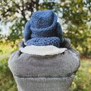 Męska czapka MERINO Explorer “Ciemny niebieski”