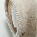 Delikatna balaclava z alpaki i merino - kominiarka w formie kaptura oversize