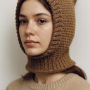 Balaclava kominiarka kaptur zamiast czapki z wełną merino