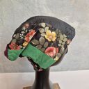 Czapka na podszewce kolorowa patchworkowa rękodzieło świetna na codzienne noszenie