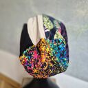 Czapka na podszewce kolorowa patchworkowa rękodzieło świetna na codzienne noszenie polecam rozmiar