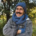 Męska czapka MERINO Euforia “Ciemny niebieski”