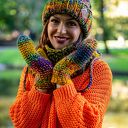 Czapka MERINO 100% Euforia “Kolory”