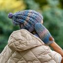 Czapka MERINO 100% Smile “Pastele” podszewka BAWEŁNA