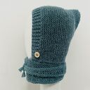 Ciepła balaclava kominiarka kaptur z szalikiem zamiast czapki wełna alpaca