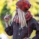 Ręcznie robiona czapka handmade na chłodne dni