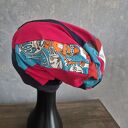 Czapka smerfetka patchworkowa na podszewce świetna na codzienne noszenie boks x1