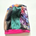 Czapka na podszewce kolorowa patchworkowa rękodzieło świetna na codzienne noszenie polecam rozmiar