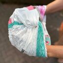Turban boho patchworkowy - miękkie i oryginalne nakrycie głowy