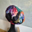 Czapka na podszewce kolorowa patchworkowa rękodzieło świetna na codzienne noszenie polecam rozmiar