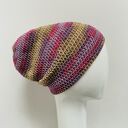 Kolorowa czapka jesienna przejściowa cienka all season S/M