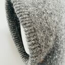 Ręcznie robiona balaclava miękki kapturokomin czapka z alpaką