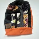 Czapka damska Smerfetka patchworkowa, na podszewce dobra na codzienne noszenie, wykonana w pojedyncz