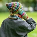 Czapka MERINO Smile “Cukierki” podszewka BAWEŁNA